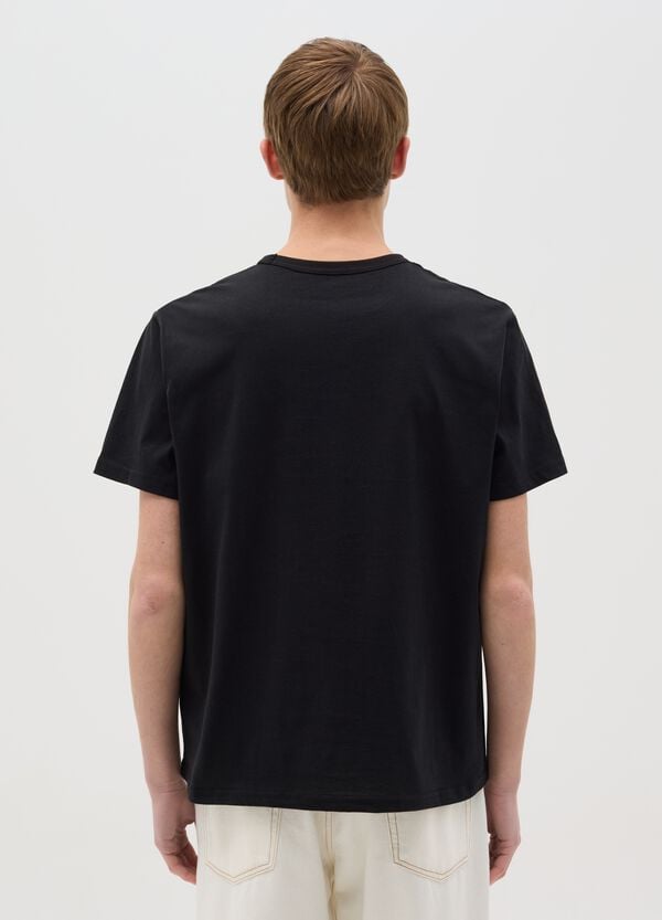 Ovs T-shirt In Cotone Con Stampa Palla Da Biliardo Infuocata