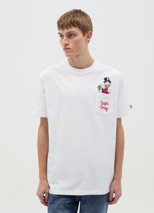 Ovs T-shirt In Cotone Con Stampa Paperon De' Paperoni