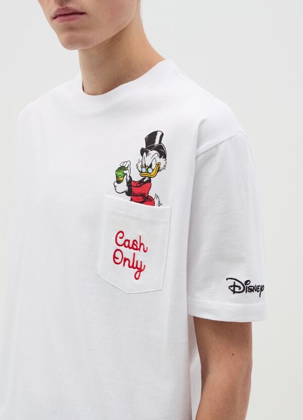 Ovs T-shirt In Cotone Con Stampa Paperon De' Paperoni