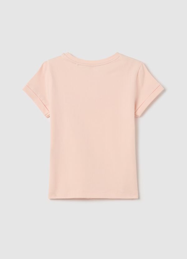 Ovs T-shirt In Cotone Stretch Con Farfalle Sangallo