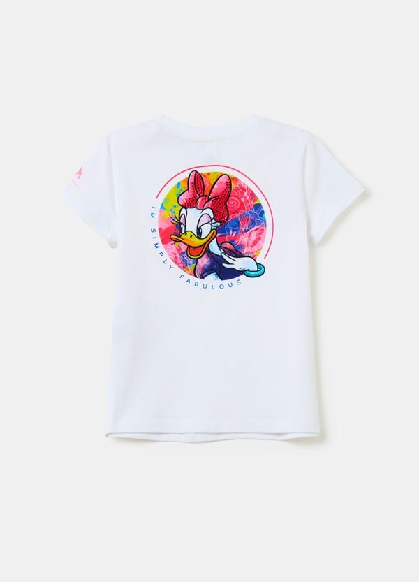Ovs T-shirt In Cotone Stretch Stampa Donald Duck 90
