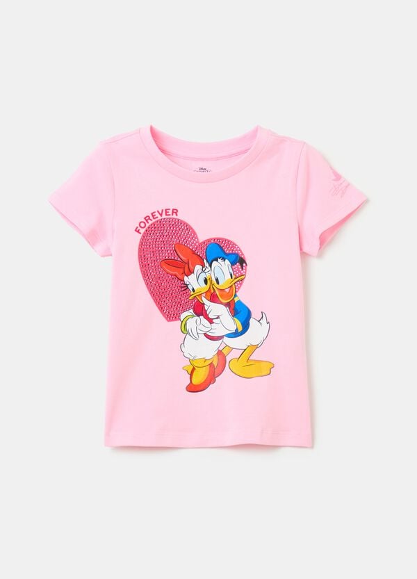 Ovs T-shirt in cotone stretch stampa Donald Duck 90