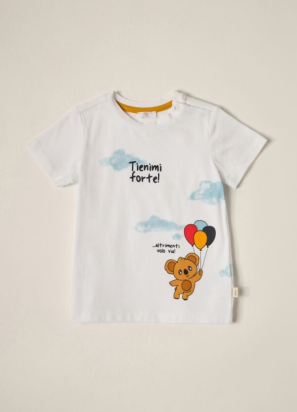 Ovs T-shirt in jersey di cotone stretch IANA neonato