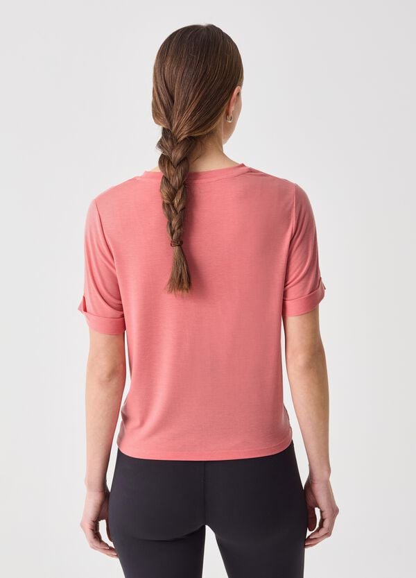 Ovs T-shirt In Tessuto Tecnico Con Nodo ALTAVIA STUDIO