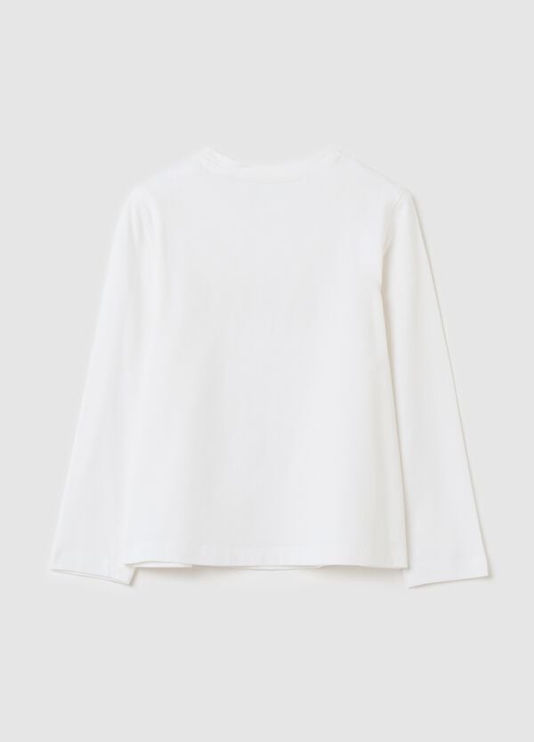 Ovs T-shirt Maniche Lunghe Con Applicazione Farfalla