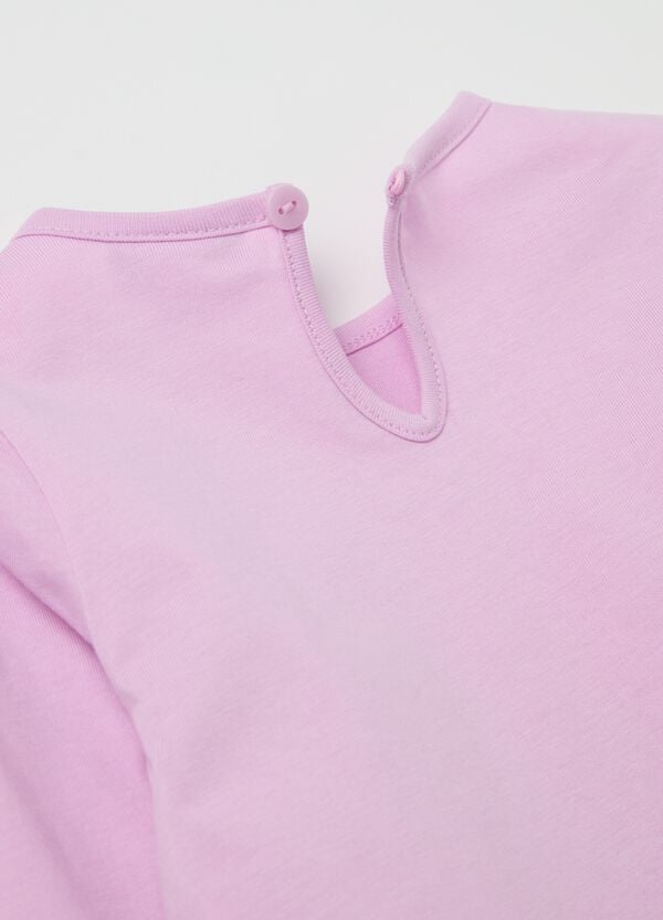 Ovs T-shirt Maniche Lunghe Stampa Glitterata Gelato