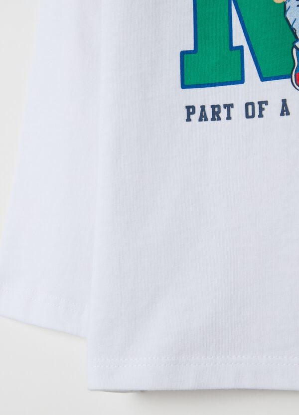 Ovs T-shirt Maniche Lunghe Stampa "Part Of A Great Team"