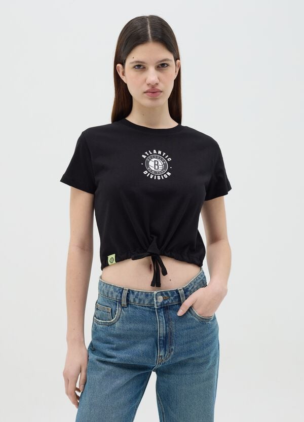 Ovs T-shirt Nera NBA New York Brooklyn Atlantic Division