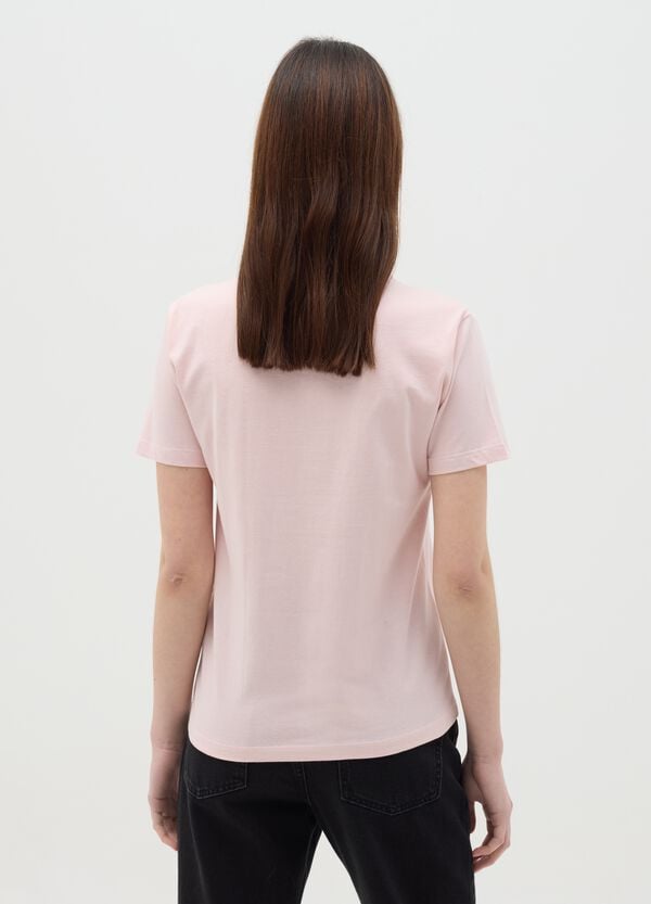 Ovs T-shirt Stampa Hard Rock Cafè Los Angeles Con Strass