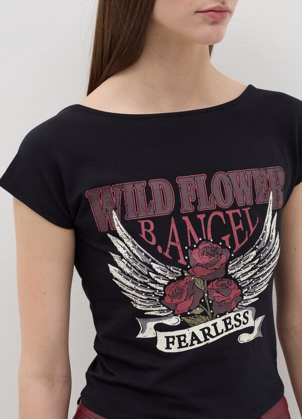 Ovs T-shirt Stampata Con Schiena Scoperta B.ANGEL X MARE FUORI