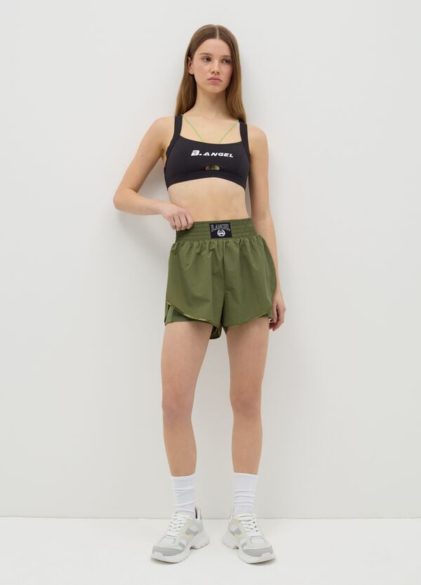 Ovs Tank Top Cropped Sportivo Con Dettagli Fluo B.ANGEL X MARE FUORI