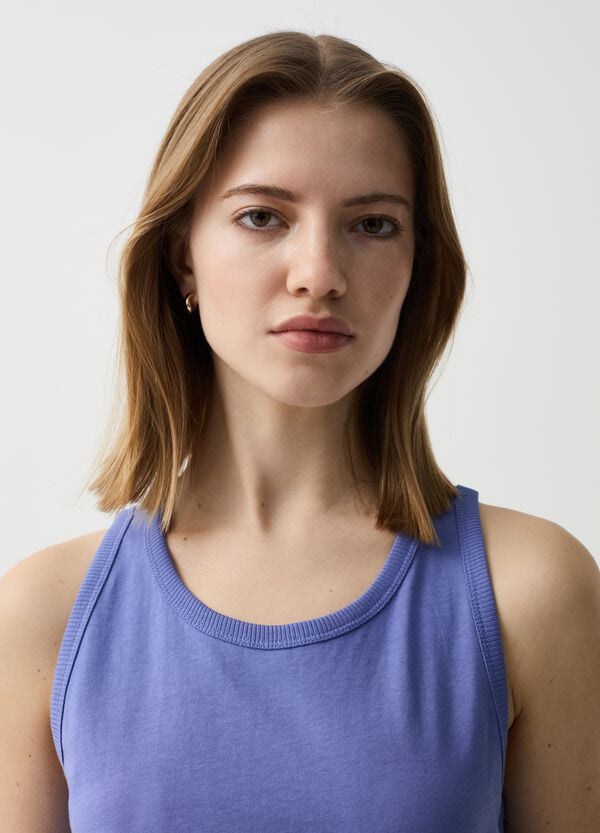 Ovs Tank Top Essential In Cotone Con Scollo Rotondo