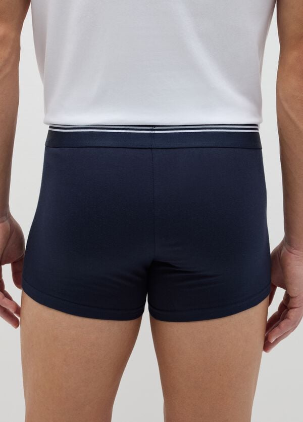Ovs Tripack Boxer In Cotone Stretch Dettaglio A Righe