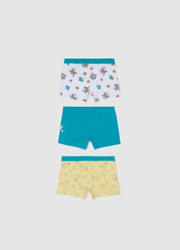 Ovs Tripack Boxer In Cotone Stretch Stampa Tom & Jerry