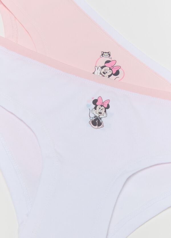 Ovs Tripack Culotte In Cotone Stretch Stampa Minnie