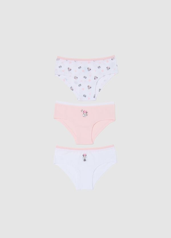 Ovs Tripack culotte in cotone stretch stampa Minnie