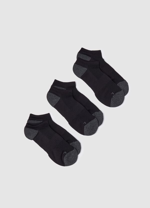 Ovs Tripack pariscarpa sneakers con dettagli a contrasto
