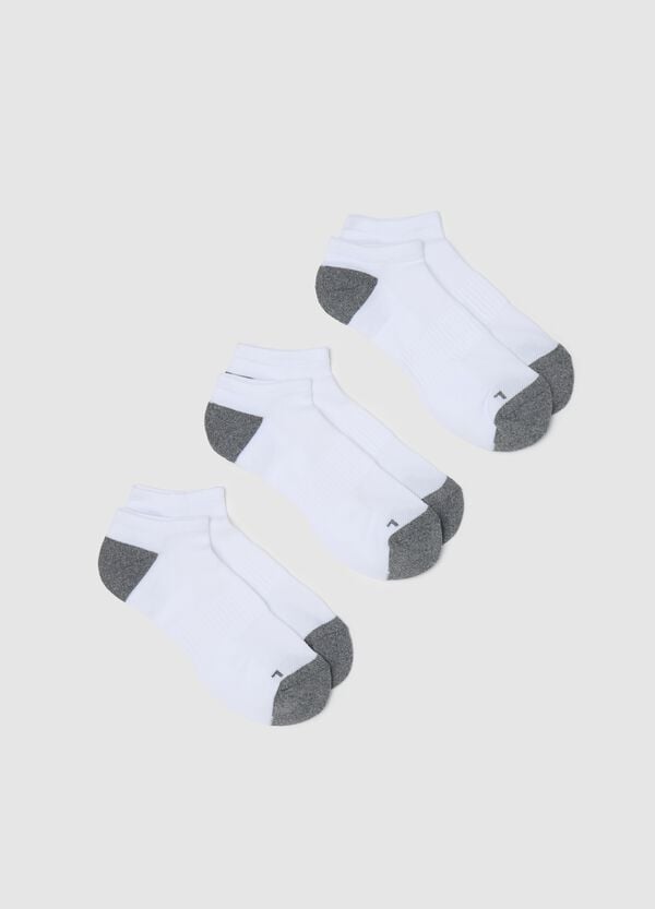 Ovs Tripack pariscarpa sneakers con dettagli a contrasto