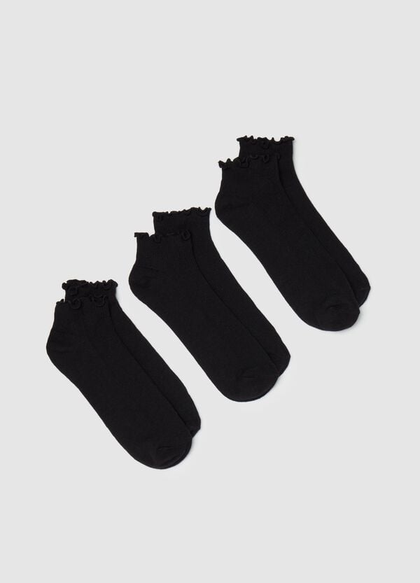 Ovs Tripack pariscarpa sneakers con profilo ondulato