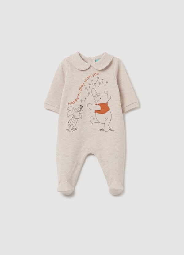 Ovs Tutina in cotone con piedini ricamo Winnie the Pooh