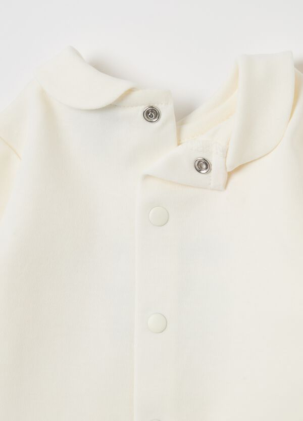 Ovs Tutina In Cotone Con Ricamo "Welcome To The World"