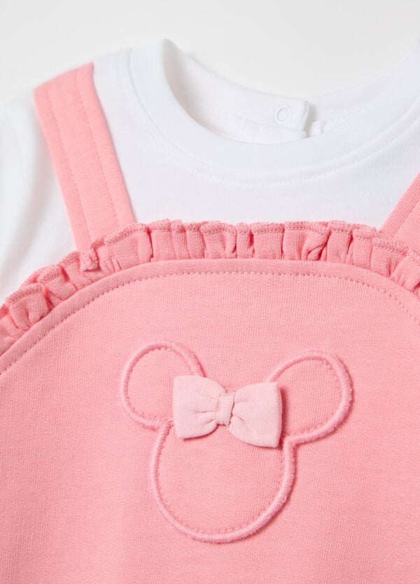 Ovs Tutina Stile Salopette Con Stampa Minnie E Figaro