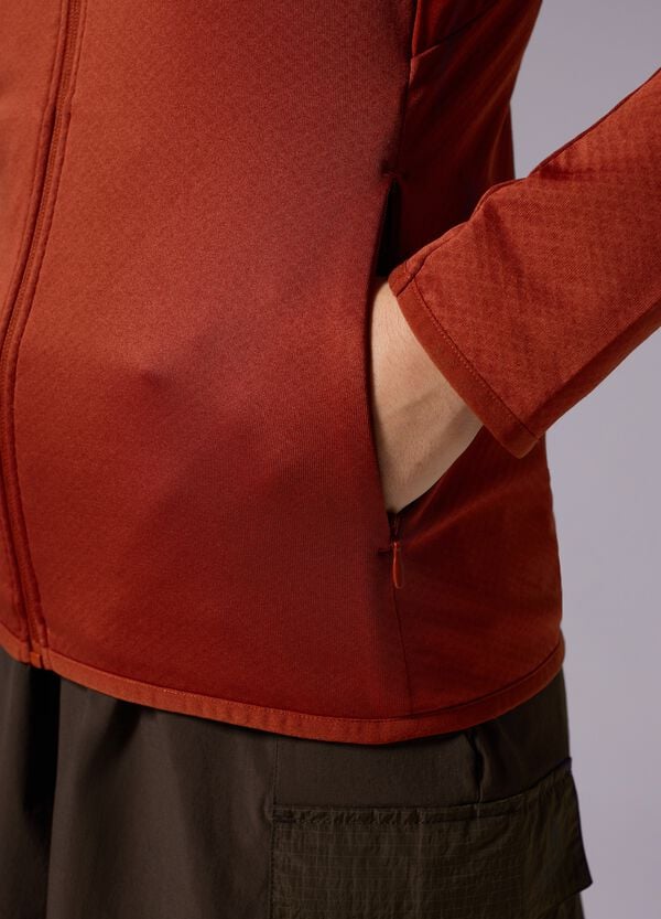 Ovs Waffle Pile Full-zip ALTAVIA WITH DEBORAH COMPAGNONI