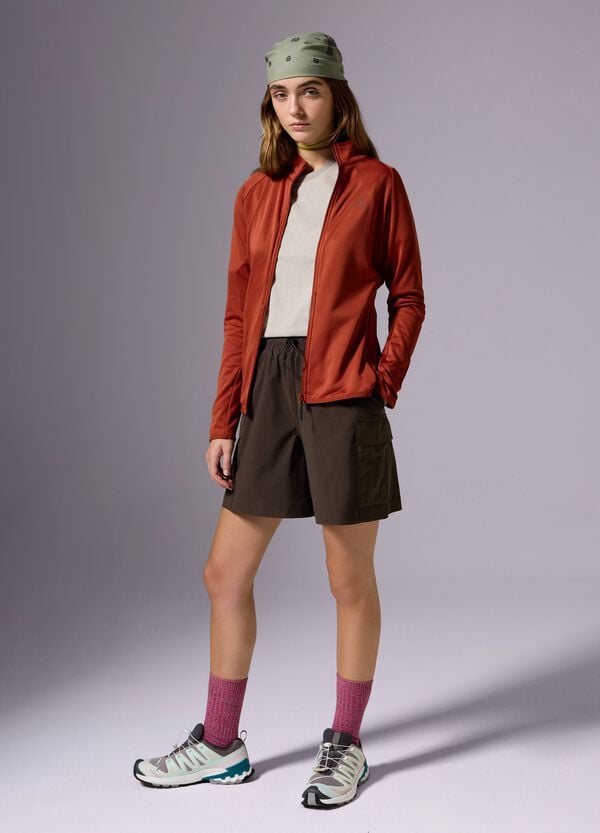 Ovs Waffle Pile full-zip ALTAVIA WITH DEBORAH COMPAGNONI