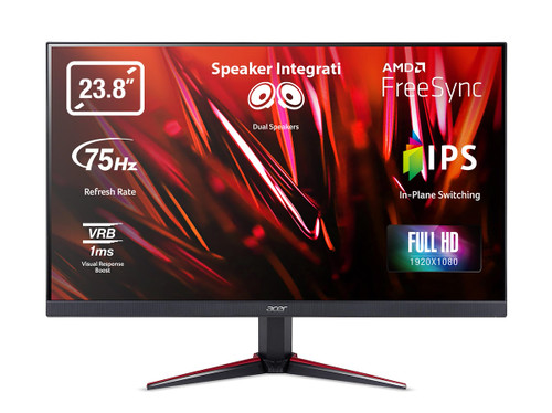 Trony ACER - MONITOR GAMING NITRO VG240YEBMIIX - 23.8 POLLICI - NERO