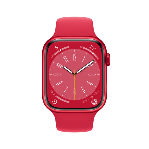 Trony APPLE - Apple Watch Series 8 GPS 41mm Cassa In Alluminio Color (PRODUCT)RED Con Cinturino Sport Band (PRODUCT)RED - Regular