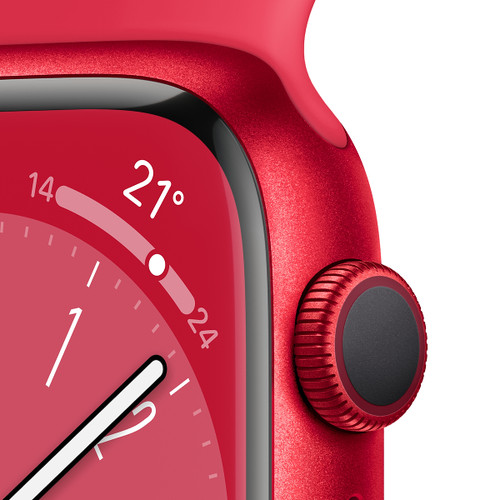 Trony APPLE - Apple Watch Series 8 GPS 45mm Cassa In Alluminio Color (PRODUCT)RED Con Cinturino Sport Band (PRODUCT)RED - Regular