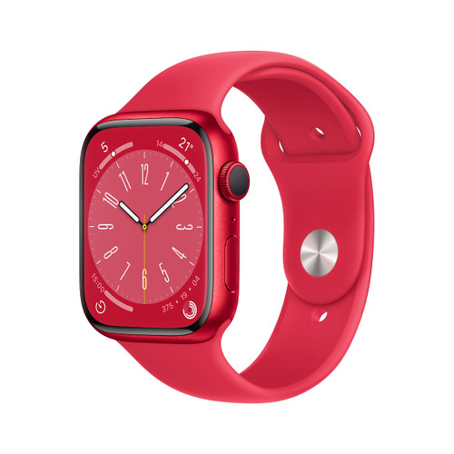 Trony APPLE - Apple Watch Series 8 GPS 45mm Cassa in Alluminio color (PRODUCT)RED con Cinturino Sport Band (PRODUCT)RED - Regular