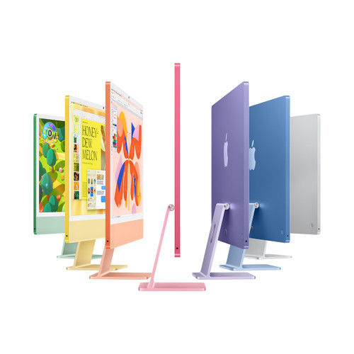 Trony APPLE - IMac 24"Retina Display 4 5K Vetro Nano Texture Chip Apple M4 Con CPU 10-core GPU 10-core 16GB 256GB SSD Argento