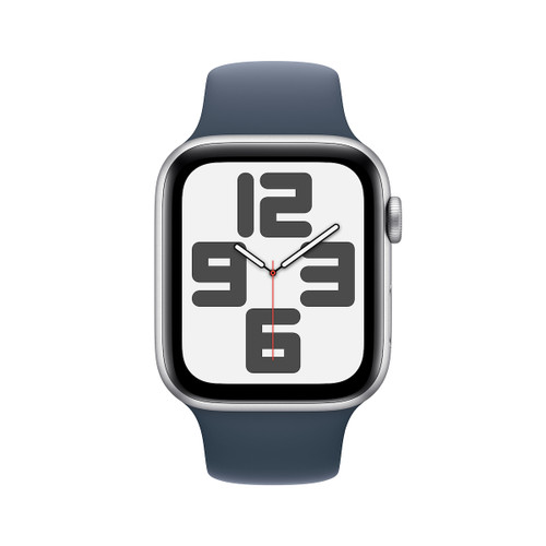 Trony APPLE - Watch SE GPS Cassa 44mm In Alluminio Argento Con Cinturino Sport Blu Tempesta - S/M
