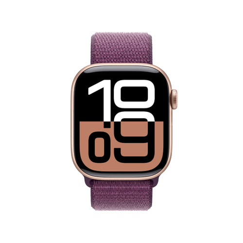 Trony APPLE - Watch Serie 10 GPS 42mm Cassa In Alluminio Color Oro Rosa Con Oro Rosa Sport Loop