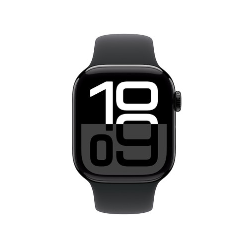 Trony APPLE - Watch Serie 10 GPS 42mm Cassa In Alluminio Color Jet Black Con Nero Sport Band S/M