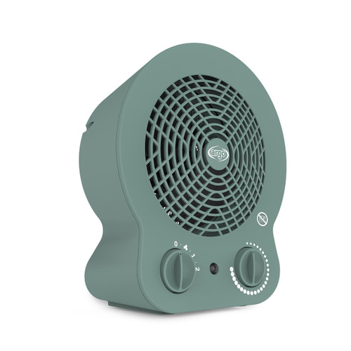 Trony ARGO - Argo Dori Mint termoventilatore con resistenza a filo con controllo automatico della temperatura e ventilazione estiva