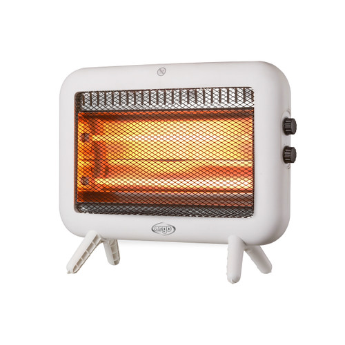 Trony ARGO - Argo Seventy Ice stufa elettrica al quarzo con 2 candele al quarzo attivabili separatamente