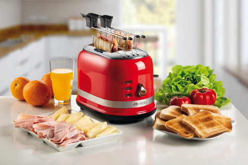 Trony ARIETE - 0149/00 MODERNA TOSTAPANE 2 FETTE CON PINZE