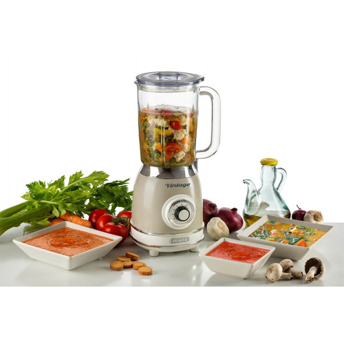 Trony ARIETE - 0583 VINTAGE FRULLATORE TAZZA VETRO 1000W