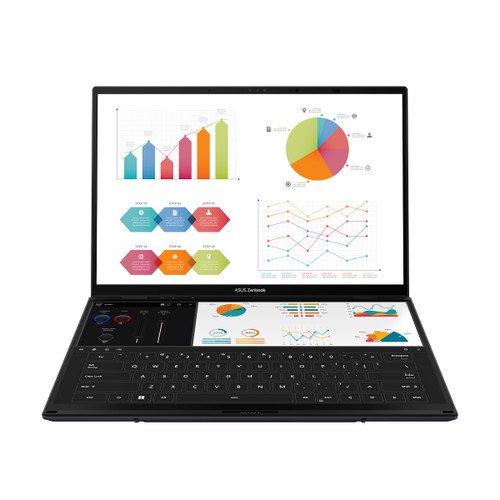 Trony ASUS - ASUS Zenbook Duo OLED UX8406MA-PZ286W Con Processore Intel® Core™ Ultra 7 Processor 155H Display 14" Gray