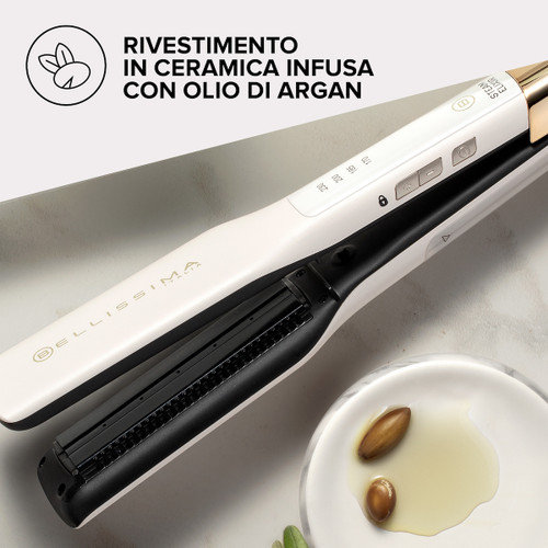 Trony BELLISSIMA IMETEC - PIASTRA A VAPORE PROFESSIONALE STEAM ELIXIR