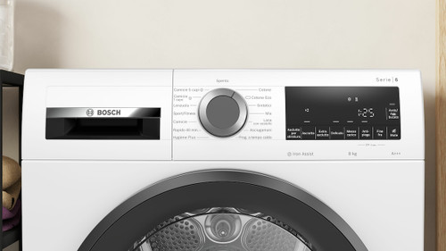 Trony BOSCH - WQG233C0IT SERIE 6 ASCIUGATRICE 8 KG CLASSE A+++
