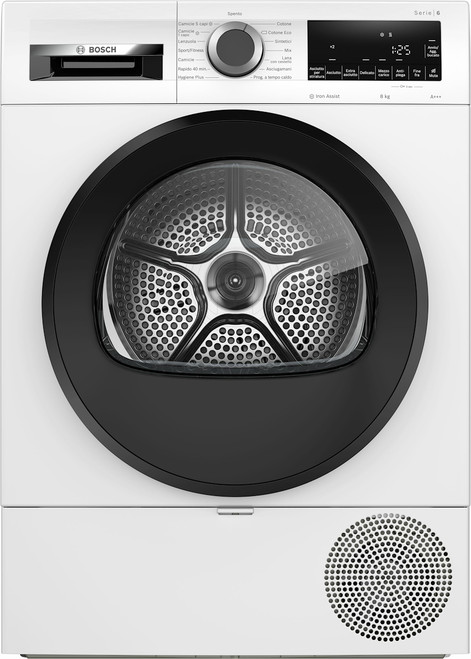 Trony BOSCH - WQG233C0IT SERIE 6 ASCIUGATRICE 8 KG CLASSE A+++