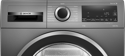 Trony BOSCH - WQG233DRIT ASCIUGATRICE SERIE 6 8 KG CLASSE A+++