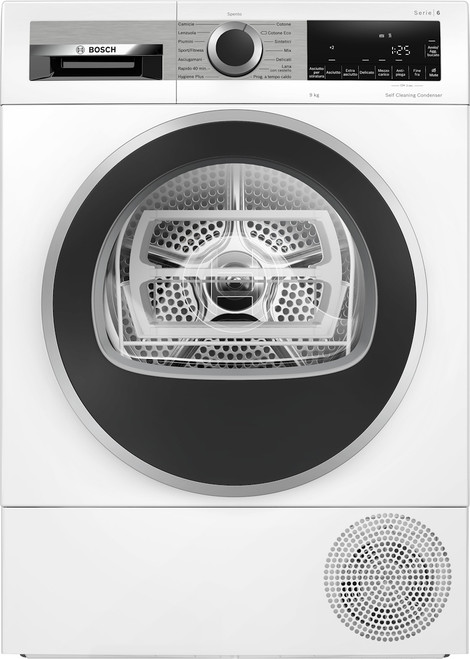Trony BOSCH - WQG245D0IT SERIE 6 ASCIUGATRICE 9 KG CLASSE A+++