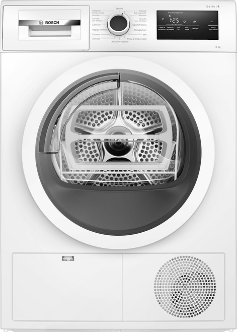 Trony BOSCH - WTH85V18II SERIE 4 ASCIUGATRICE 8 KG CLASSE A++