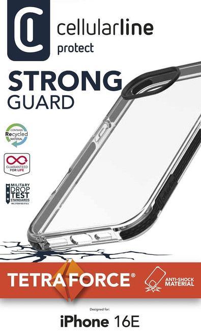 Trony CELLULARLINE - TETRA FORCE STRONG GUARD - IPHONE SE (2025)