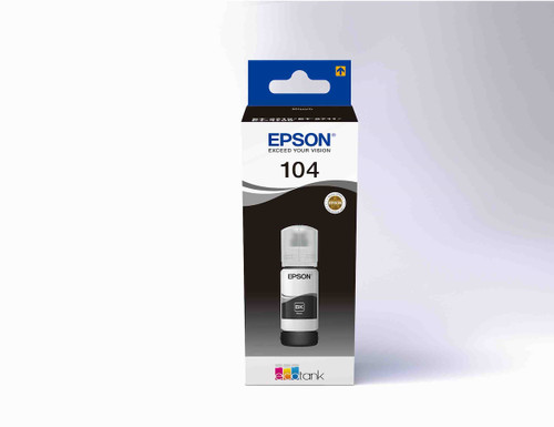 Trony EPSON - 104 FLACONE DI INCHIOSTRO ECOTANK T00P1 NERO