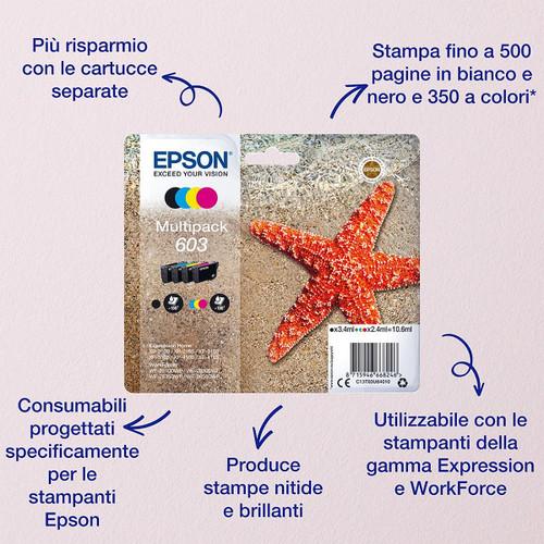 Trony EPSON - 603 STELLA MARINA T03U STANDARD MULTIPACK 3 COLORI